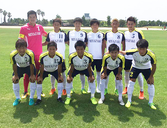 宮崎県成年男子サッカー選抜メンバー集合写真