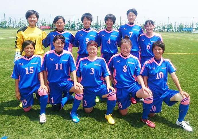 宮崎県女子サッカー選抜メンバー集合写真
