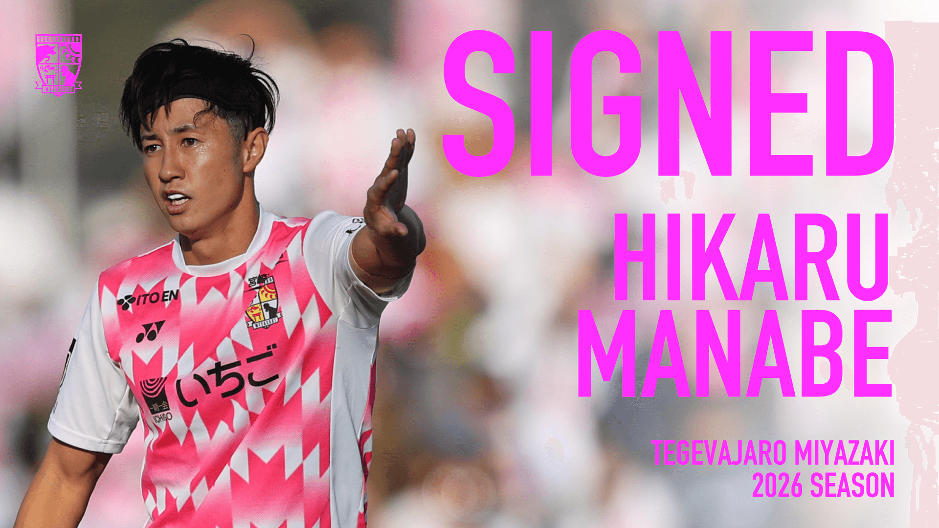 眞鍋 旭輝選手 契約更新のお知らせ