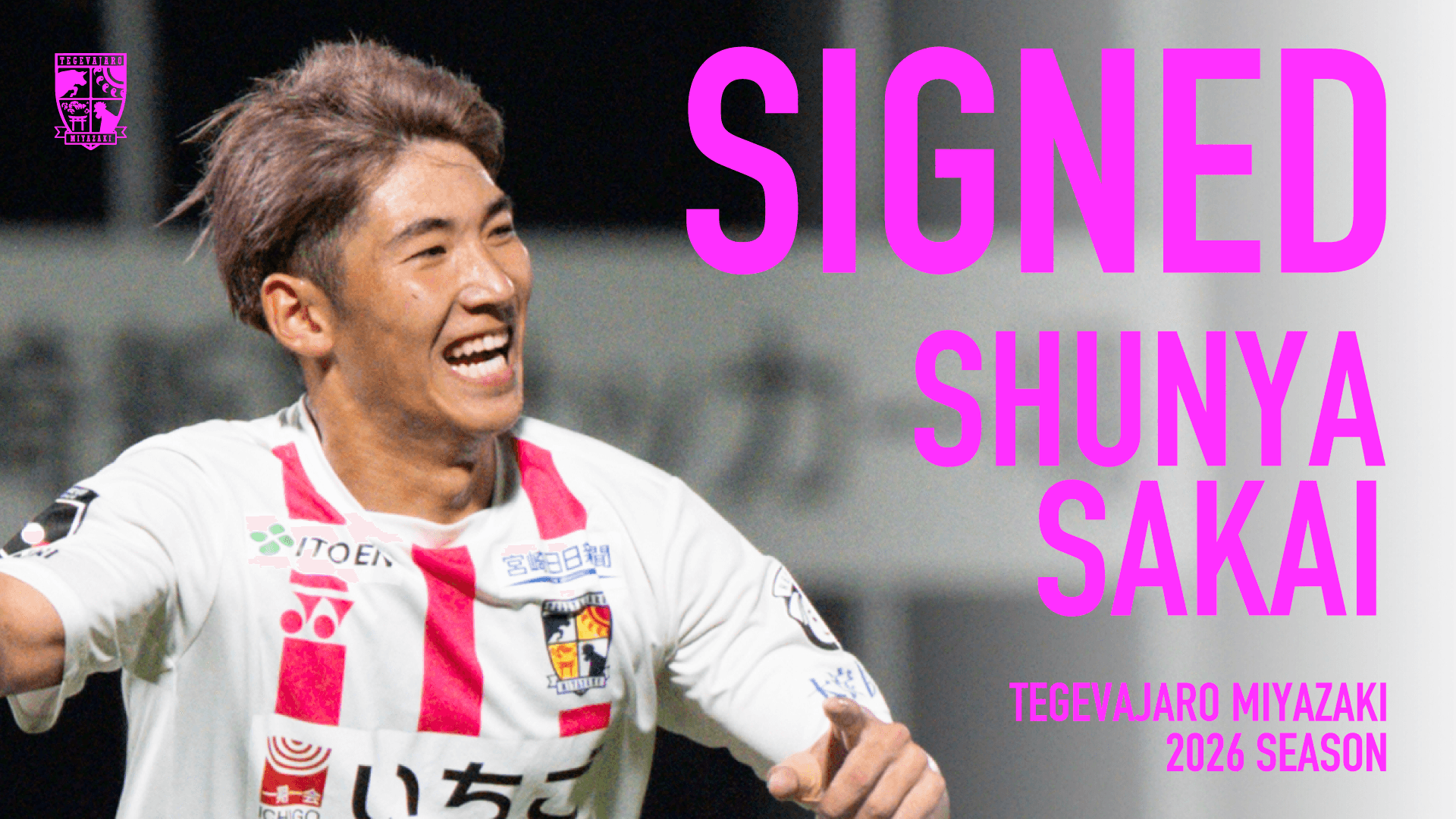 坂井 駿也選手　サガン鳥栖より完全移籍加入のお知らせ