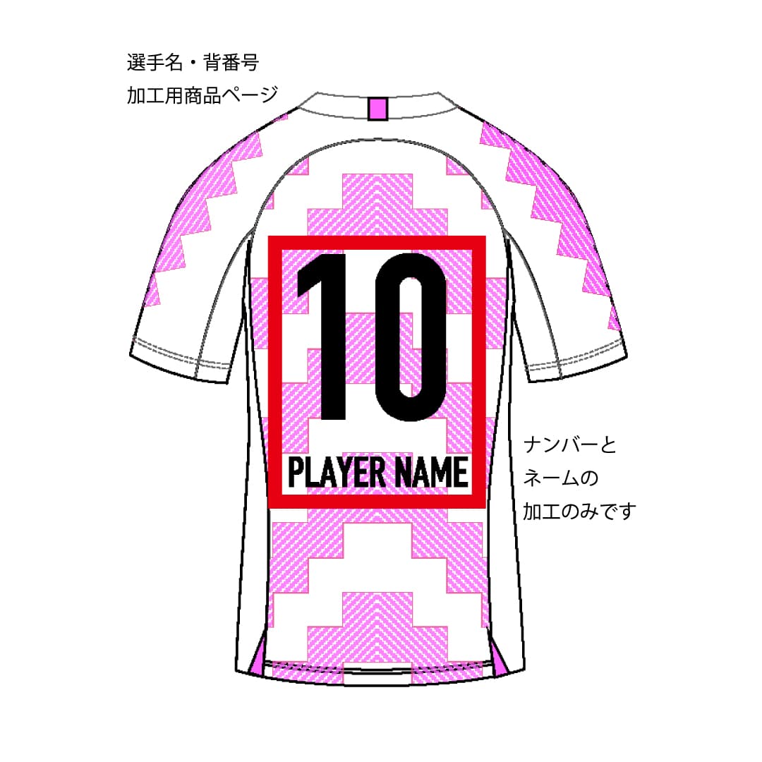 明治安田Ｊリーグ百年構想リーグ FP UNIFORM ネーム&ナンバー追加