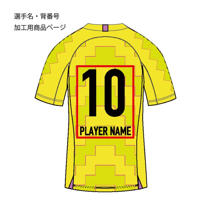  明治安田Ｊリーグ百年構想リーグ GK UNIFORM  ネーム&ナンバー追加