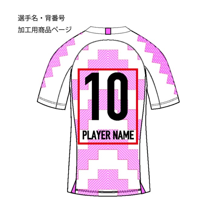 明治安田Ｊリーグ百年構想リーグ FP UNIFORM ネーム&ナンバー追加